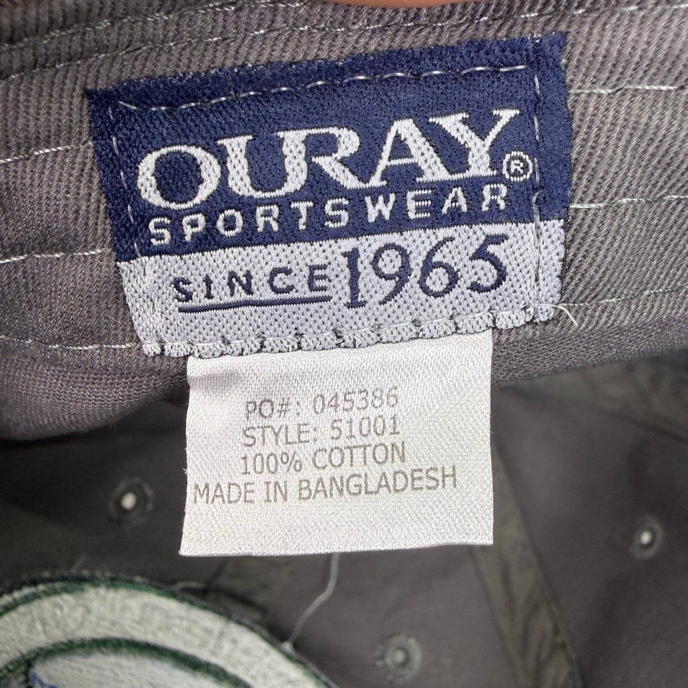 Ouray Buffalo National River Hat Mens OSFM Gray Ponca Arkansas Cap - Picture 5 of 6